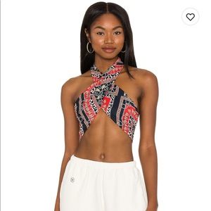 Alondra Halter Wrap Top